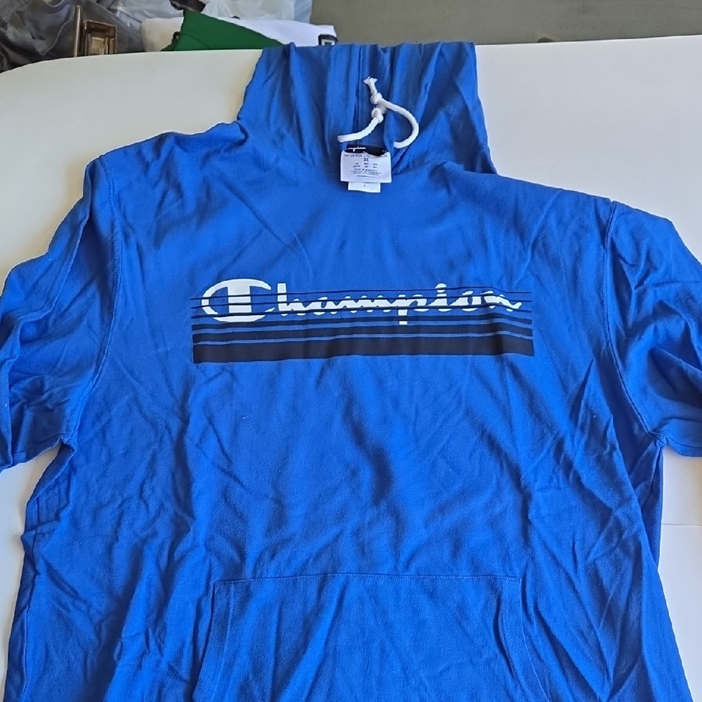 Champion Royal Blue Lightweight Pullover Hoodie